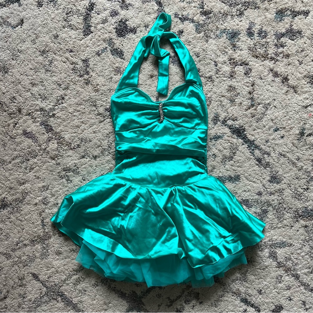 Weissman Teal Dress Dance Costume